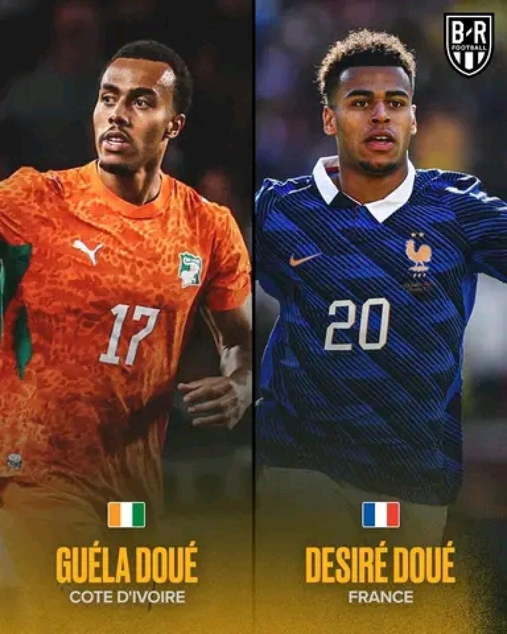Eight pair of siblings representing different nations at the World Cup