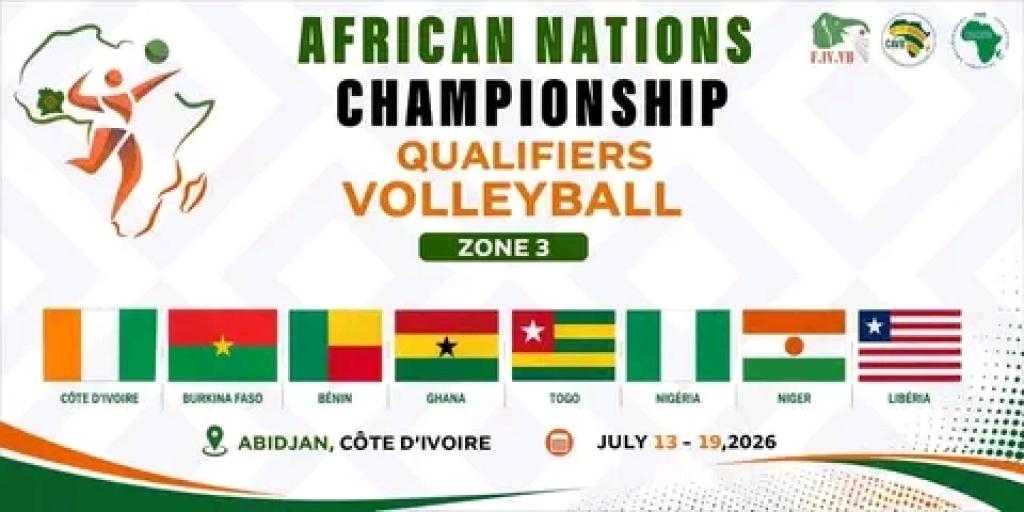 Volleyball: Ghana in Cote d'ivoire to participate in African Nations Championship