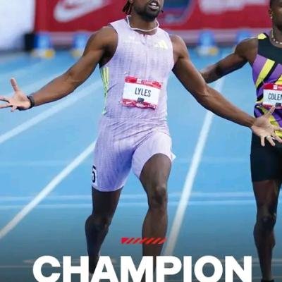 Noah Lyles runs world-leading 9.79 seconds to win 100m at US Athletics Championships