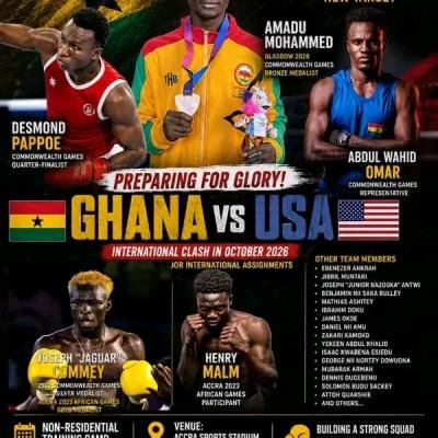 Boxing: Newly formed Black Bombers team to start non-residential camping in Accra on Monday