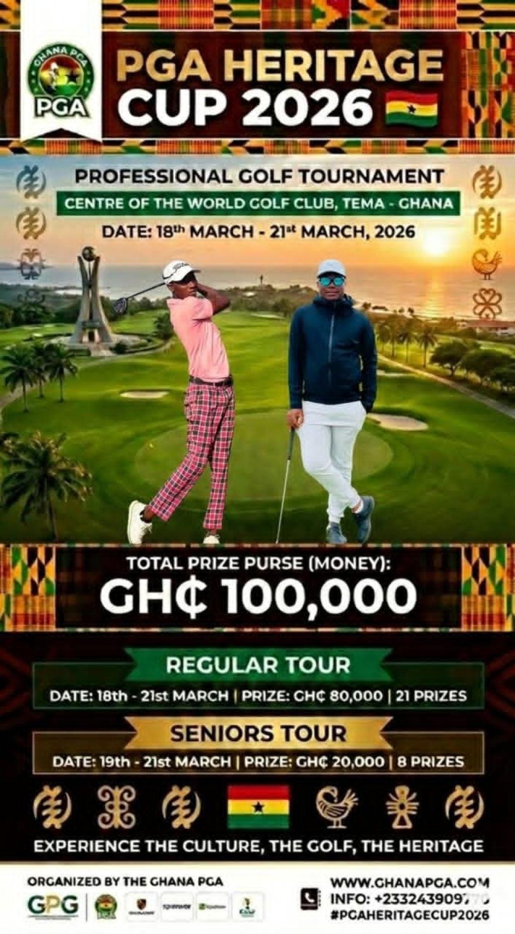 Centre of the World Golf Club, Tema to host 2026 PGA Heritage Cup