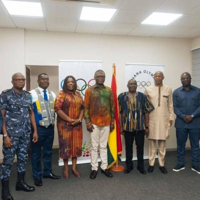 Chief Director at Sports and Recreation Ministry Wilhelmina Asamoah, praises GOC for donating to Sports Fund