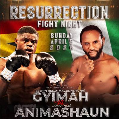 Boxing: Freezy MacBones, Worldwide, to headline Resurrection Day April bill at Laboma Beach