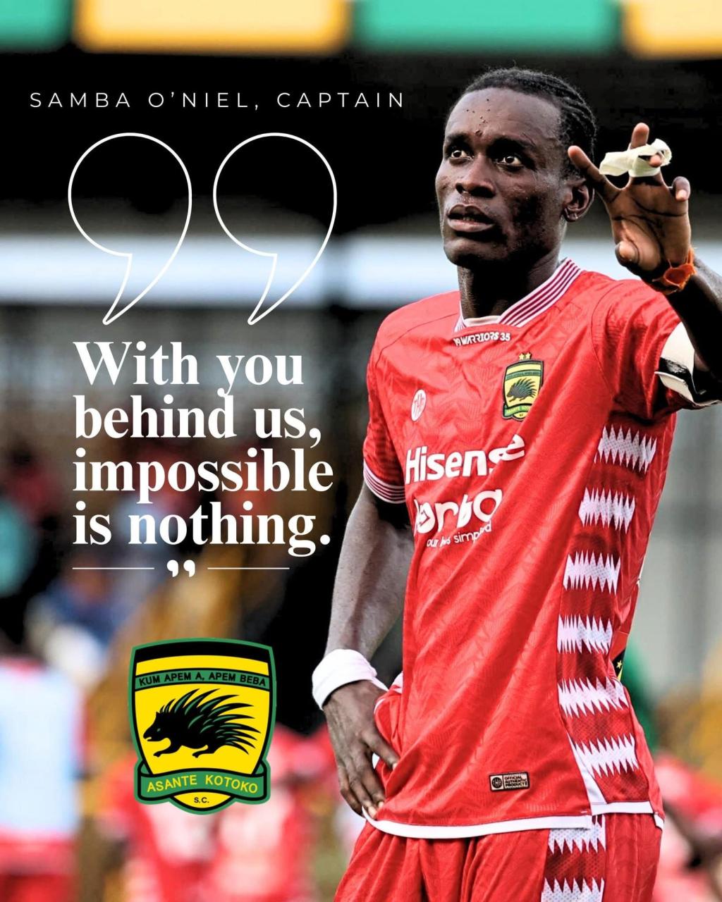 Asante Kotoko: 'We will bounce back against Nations FC' - Samba O'Niel