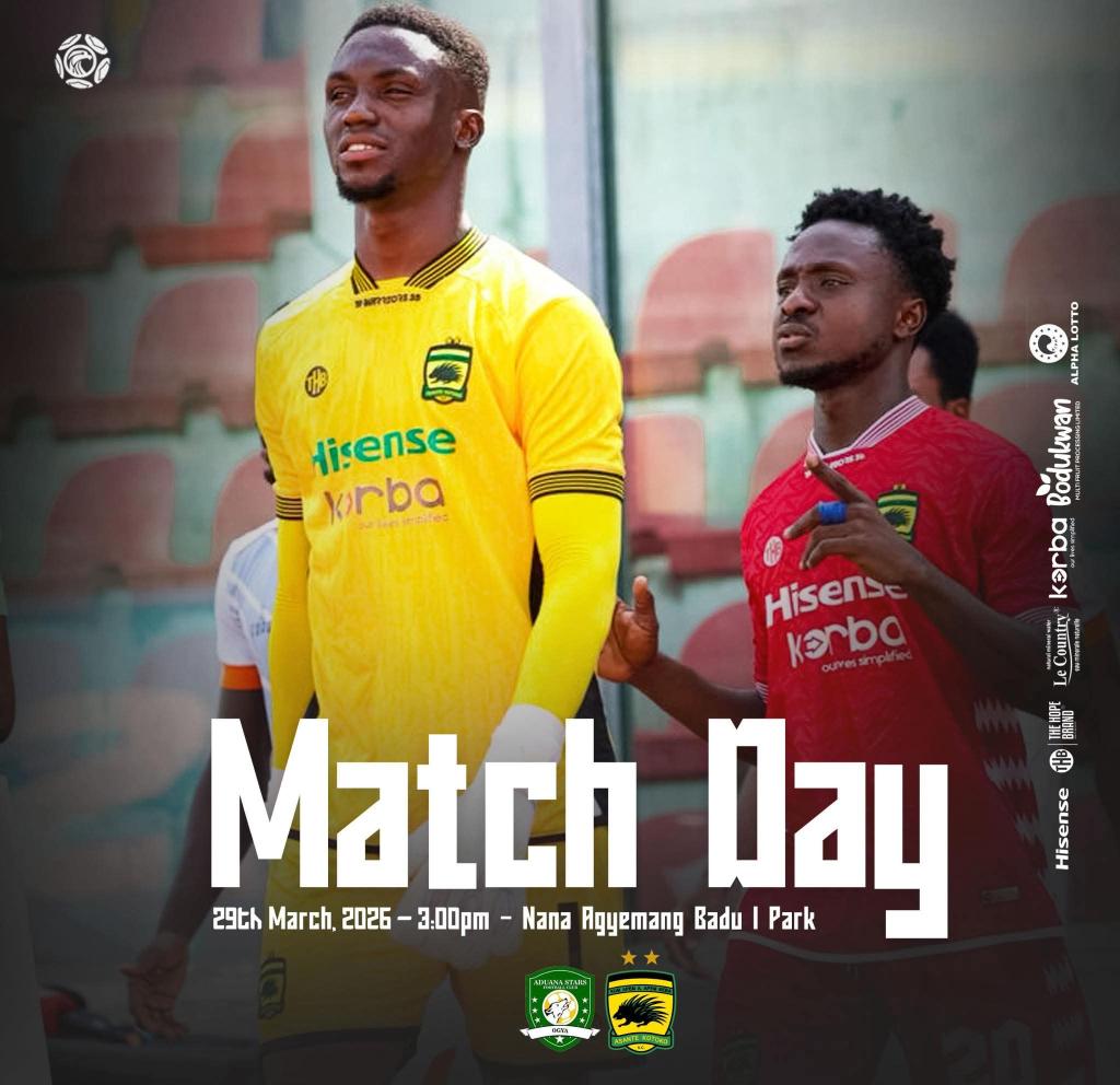 Asante Kotoko visit Dormaa-Ahenkroh in one of seven matches in the GPL on Sunday