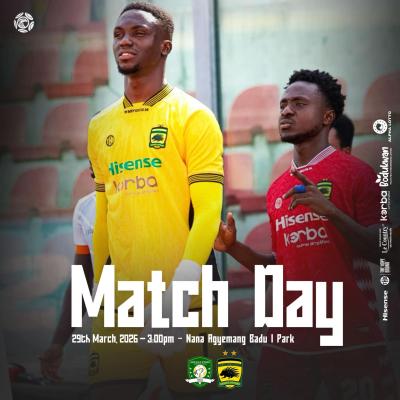 Asante Kotoko visit Dormaa-Ahenkroh in one of seven matches in the GPL on Sunday