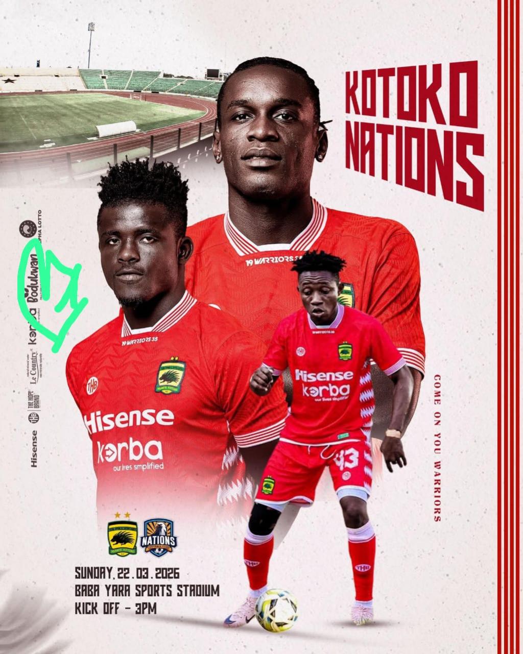GPL M26 Preview: Asante Kotoko aim for first ever league win over Nations FC